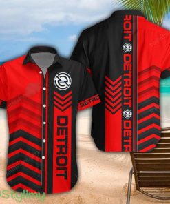 Detroit Diesel Red Hawaiian Shirt Men Women Beach Gift Custom Name Product Photo 1
