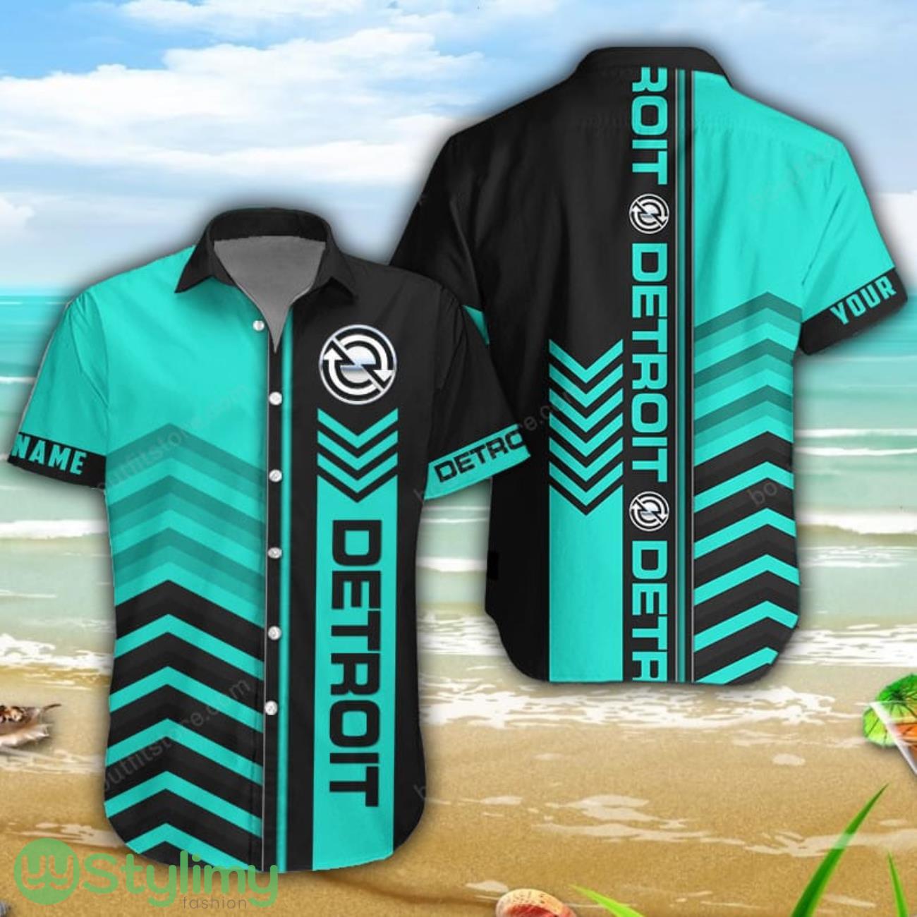 Detroit Diesel Zetor 3D Printing Shorts Sleeve Hawaiian Shirt Custom Name 1 Detroit Diesel Zetor 3D Printing Shorts Sleeve Hawaiian Shirt Custom Name Product Photo 1