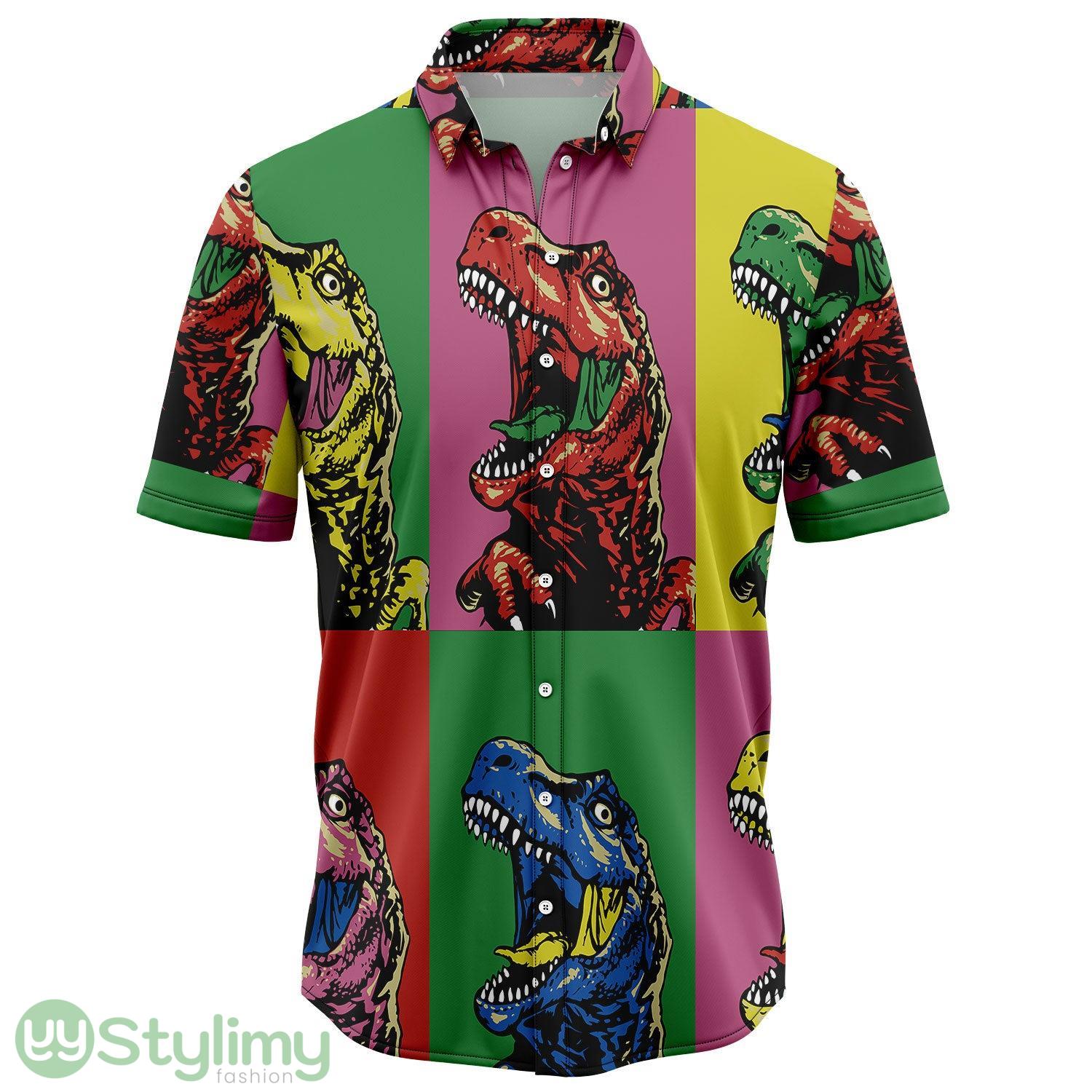 Dinosaur Color Group Hawaiian Shirt 3D All Over Printed Hawaii Shirt 2 Dinosaur Color Group Hawaiian Shirt 3D All Over Printed Hawaii Shirt Product Photo 1