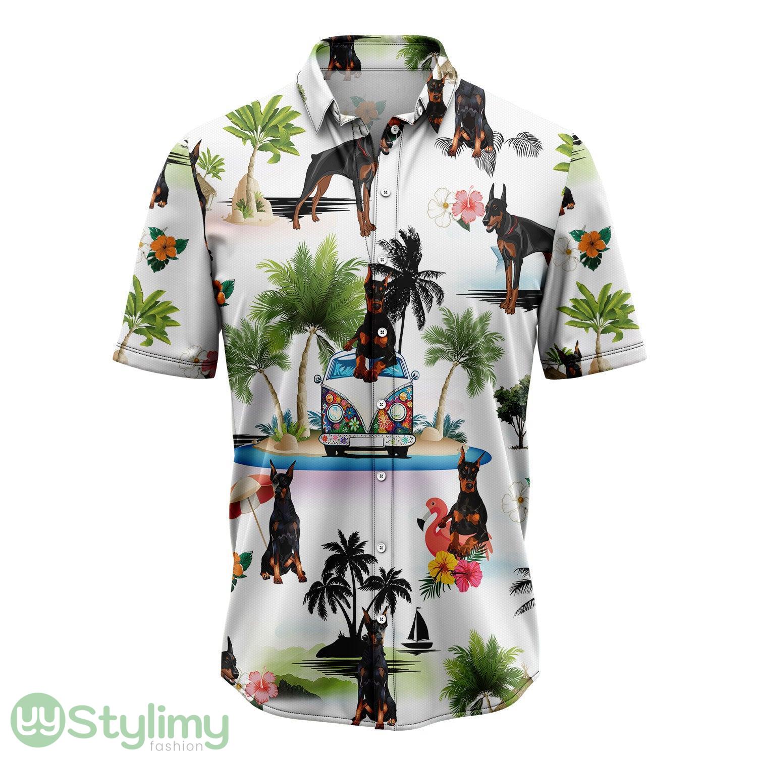 Doberman Pinscher Vacation Hawaiian Shirt 3D All Over Printed Hawaii Shirt 2 Doberman Pinscher Vacation Hawaiian Shirt 3D All Over Printed Hawaii Shirt Product Photo 1
