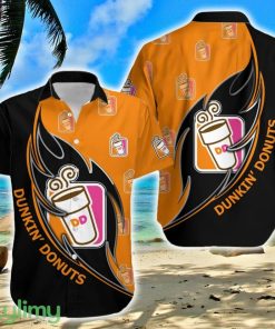 DUNKIN’ DONUTS Logo Brand Hawaiian Shirt Gift Summer For Men Women - DUNKIN’ DONUTS Logo Brand Hawaiian Shirt Gift Summer For Men Women