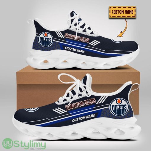 Edmonton Oilers Max Soul Shoes Sport Running Shoes For Fans Custom Name Product Photo 2