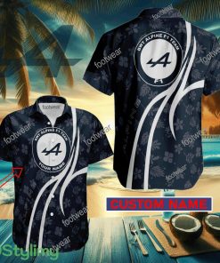 F1 Racing BWT Alpine F1 Team Custom Name Hawaiian Shirt New For Men Women Fans Gift - F1 Racing BWT Alpine F1 Team Custom Name Hawaiian Shirt New For Men Women Fans Gift