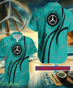 F1 Racing Mercedes AMG PETRONAS F1 Team Custom Name Hawaiian Shirt New For Men Women Fans Gift - F1 Racing Mercedes AMG PETRONAS F1 Team Custom Name Hawaiian Shirt New For Men Women Fans Gift