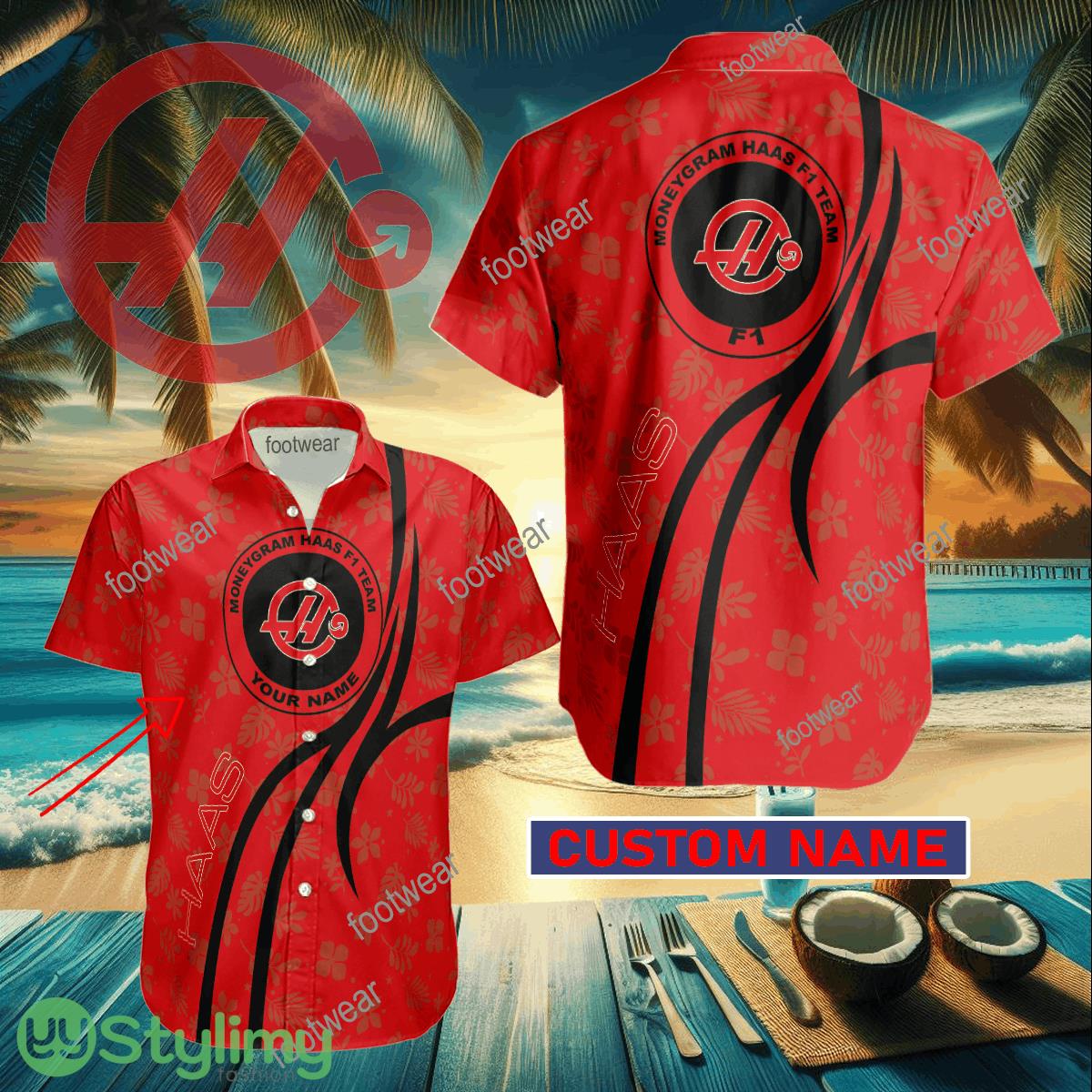 F1 Racing MoneyGram Haas F1 Team Custom Name Hawaiian Shirt New For Men Women Fans Gift 2 F1 Racing MoneyGram Haas F1 Team Custom Name Hawaiian Shirt New For Men Women Fans Gift - F1 Racing MoneyGram Haas F1 Team Custom Name Hawaiian Shirt New For Men Women Fans Gift