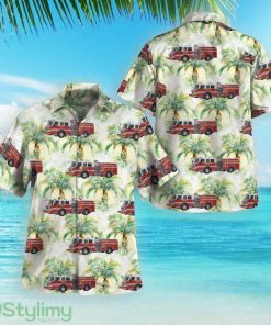 Falconer, New York, Falconer Fire Department 3D Hawaiian Shirt Product Photo 1