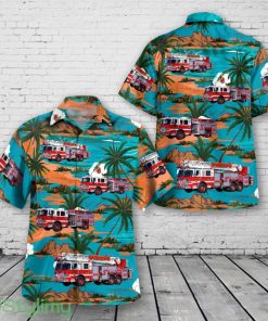 Falmouth, Massachusetts, Falmouth Fire Department 3D Hawaiian Shirt Product Photo 1