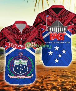 F.A.S.T Samoa Forever Samoa Button Down Hawaiian Shirt Trending Summer Product Photo 1