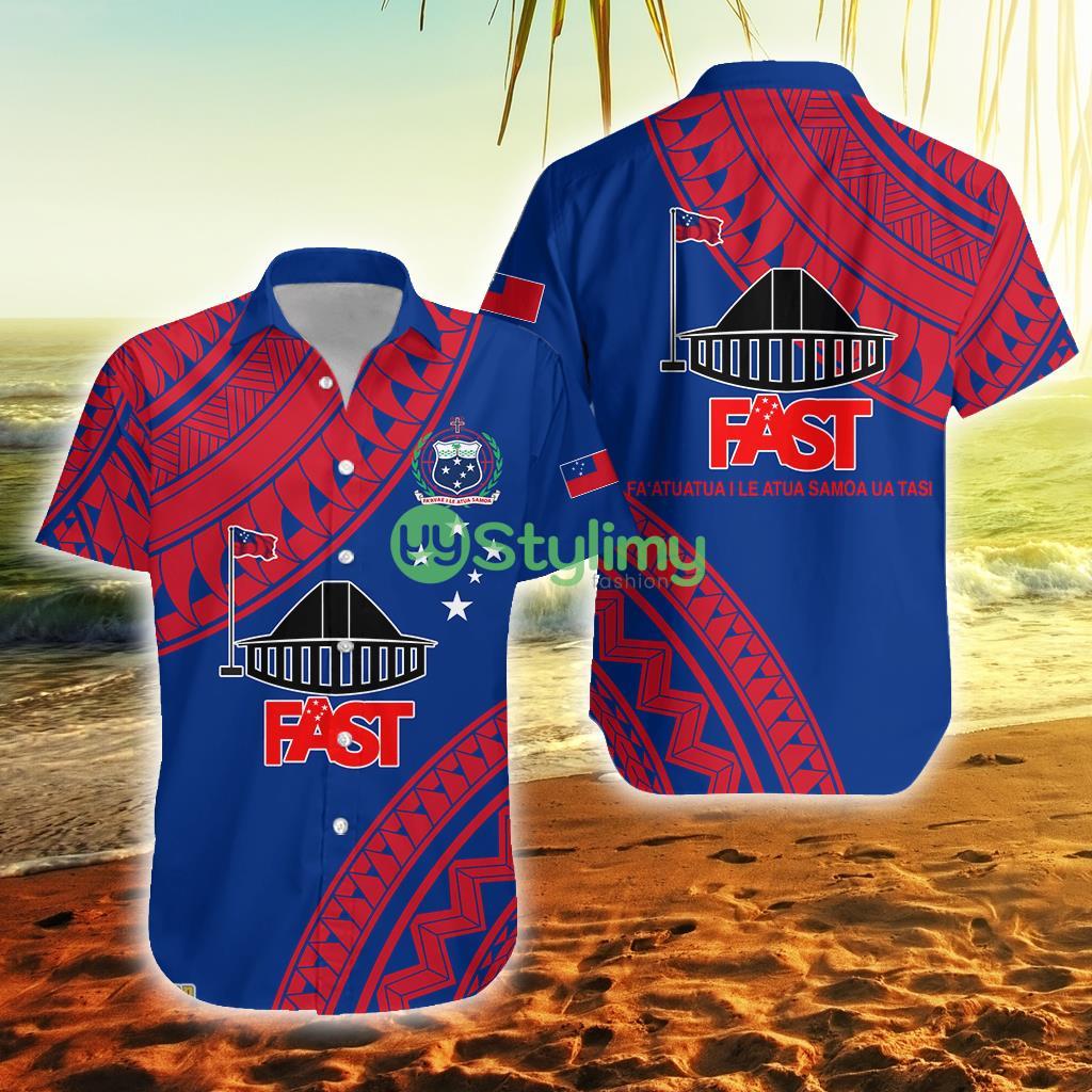 F.A.S.T Samoa Samoan Pattern Samoa Button Down Hawaiian Shirt Trending Summer 2 F.A.S.T Samoa Samoan Pattern Samoa Button Down Hawaiian Shirt Trending Summer Product Photo 1
