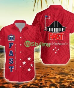 F.A.S.T Samoa We Ready Polynesian Samoan Samoa Button Down Hawaiian Shirt Trending Summer Product Photo 1