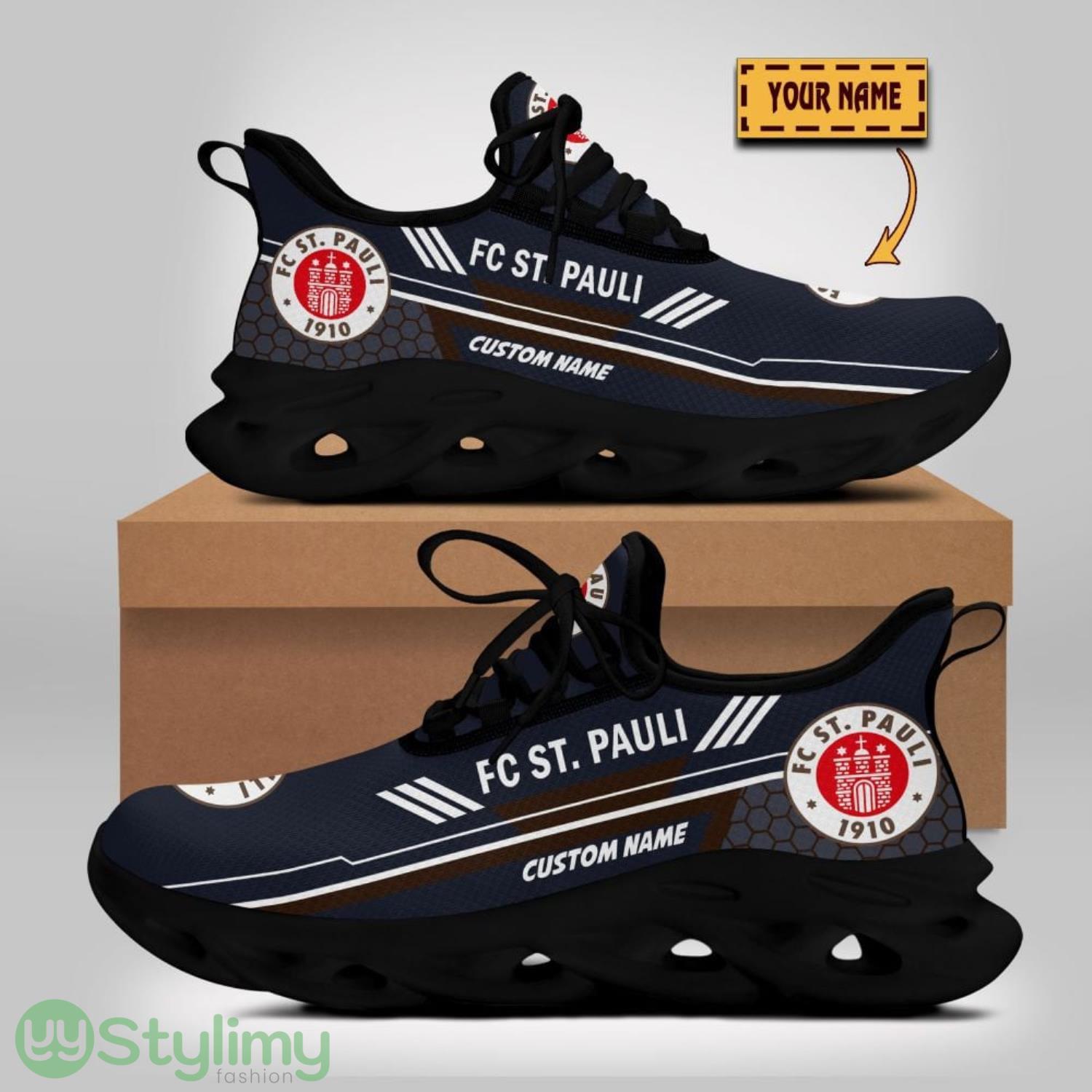 FC St. Pauli Custom Name Max Soul Shoes Personalized Sneakers Gift For Men Women 4 FC St. Pauli Custom Name Max Soul Shoes Personalized Sneakers Gift For Men Women Product Photo 1