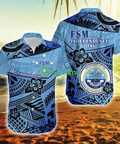 Federated States Of Micronesia Fsm Happy 36th Independence Anniversary Federated States Of Micronesia Button Down Hawaiian Shirt Trending Summer Product Photo 1