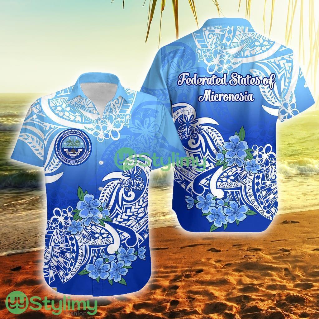 Federated States Of Micronesia Polynesian Floral Tribal Federated States Of Micronesia Button Down Hawaiian Shirt Trending Summer 1 Federated States Of Micronesia Polynesian Floral Tribal Federated States Of Micronesia Button Down Hawaiian Shirt Trending Summer Product Photo 1