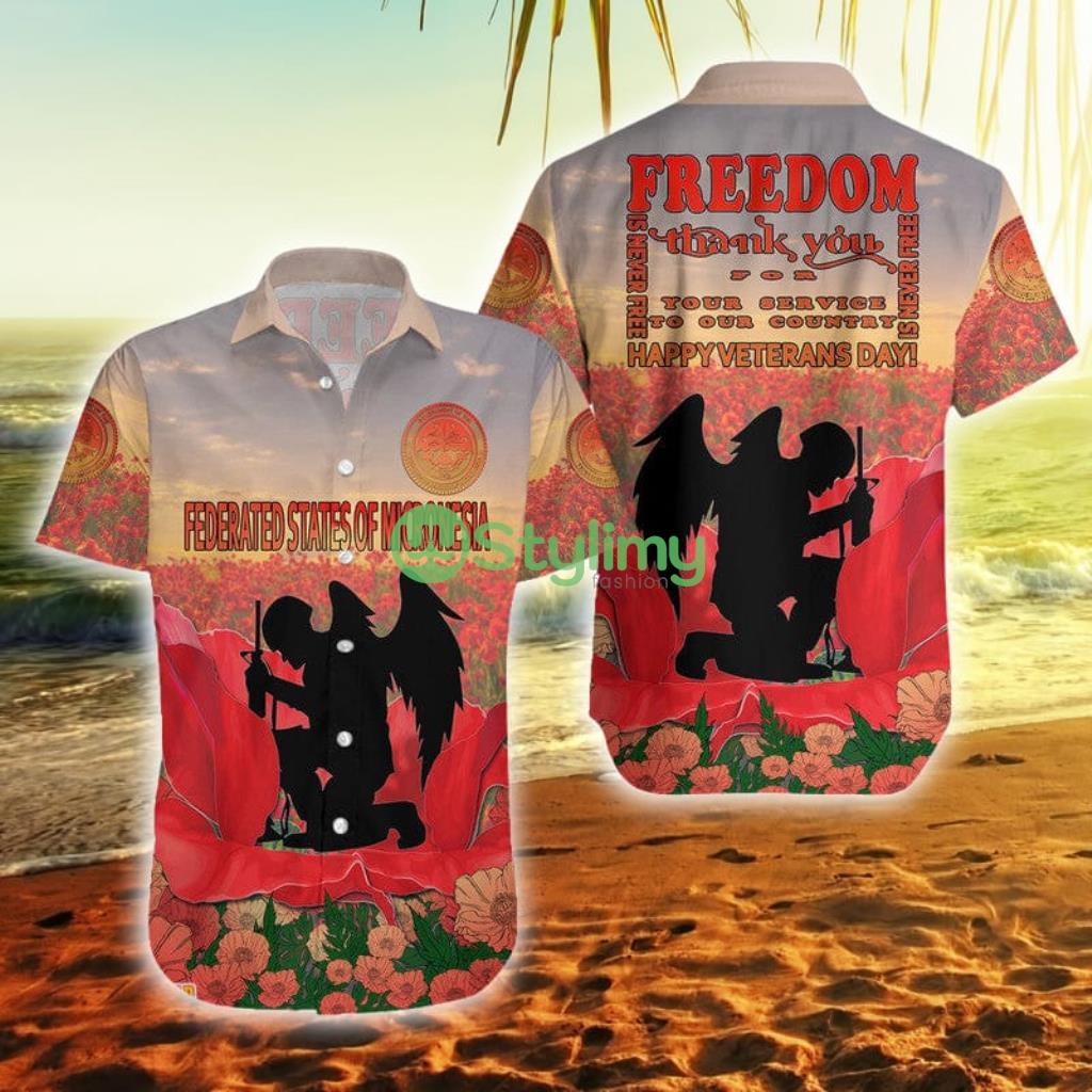 Federated States Of Micronesia Veterans Day Angel Wing Federated States Of Micronesia Button Down Hawaiian Shirt Trending Summer 2 Federated States Of Micronesia Veterans Day Angel Wing Federated States Of Micronesia Button Down Hawaiian Shirt Trending Summer Product Photo 1