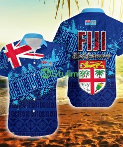 Fiji 52nd Annivesary Fiji Button Down Hawaiian Shirt Trending Summer Product Photo 1