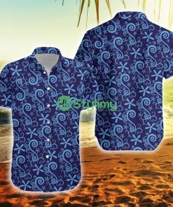 Fiji Blue Pattern Vibes Fiji Button Down Hawaiian Shirt Trending Summer Product Photo 1