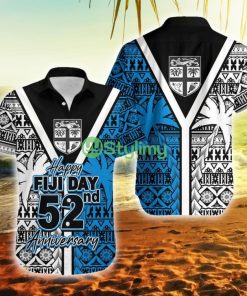 Fiji Day 52nd Anniversary Fiji Button Down Hawaiian Shirt Trending Summer Product Photo 1