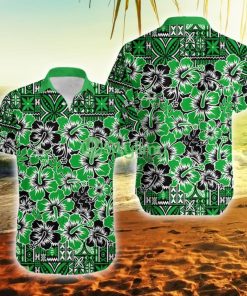 Fiji Hibiscus Festival Green Fiji Button Down Hawaiian Shirt Trending Summer Product Photo 1