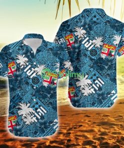 Fiji Hibiscus Hawaii Style No.1 Fiji Button Down Hawaiian Shirt Trending Summer Product Photo 1
