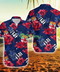 Fiji Hibiscus Hawaii Style No.2 Fiji Button Down Hawaiian Shirt Trending Summer Product Photo 1