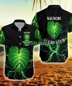Fiji Nausori Rugby Simple Style Fiji Button Down Hawaiian Shirt Trending Summer Product Photo 1