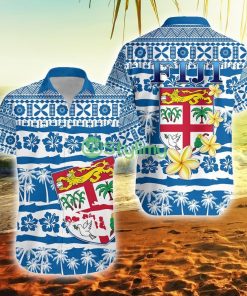Fiji Polynesian Fijian Tapa Pattern Fiji Button Down Hawaiian Shirt Trending Summer Product Photo 1