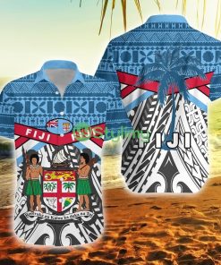 Fiji Rugby Tapa Cloth Fiji Button Down Hawaiian Shirt Trending Summer Product Photo 1