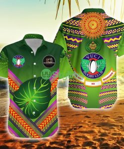 Fiji Vuci Rugby Club Creative Style Green Fiji Button Down Hawaiian Shirt Trending Summer Product Photo 1