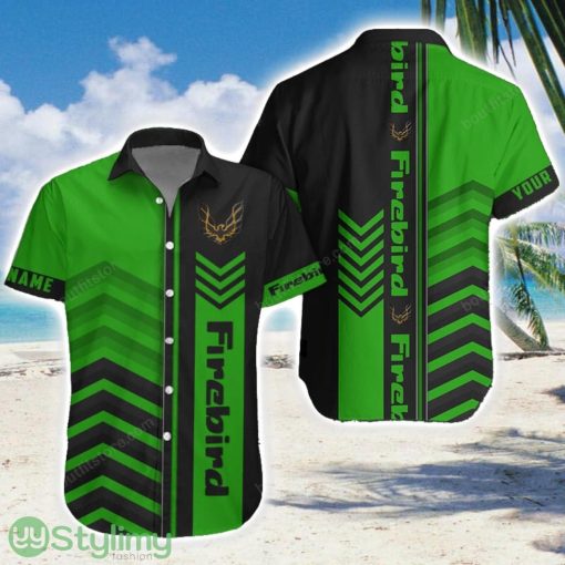 Firebird Pontiac Green Hawaiian Shirt Men Women Beach Gift Custom Name