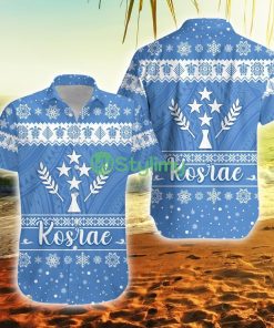 Fsm Kosrae Christmas Simple Style Kosrae Button Down Hawaiian Shirt Trending Summer Product Photo 1