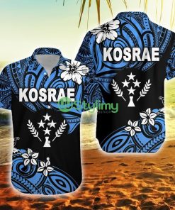 Fsm Kosrae Unique Vibes Blue Kosrae Button Down Hawaiian Shirt Trending Summer Product Photo 1