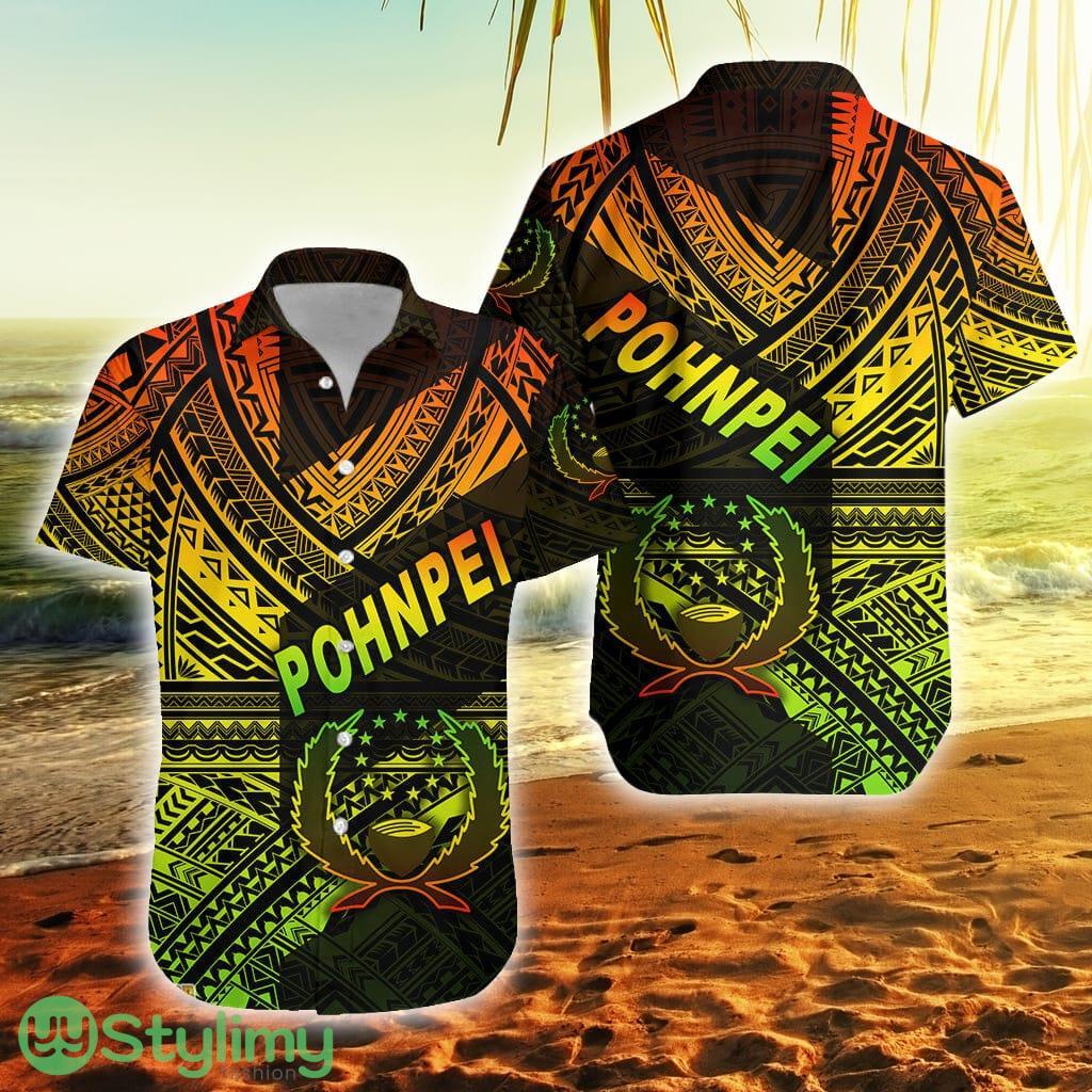 Fsm Pohnpei Original Style Reggae Pohnpei Button Down Hawaiian Shirt Trending Summer 1 Fsm Pohnpei Original Style Reggae Pohnpei Button Down Hawaiian Shirt Trending Summer Product Photo 1