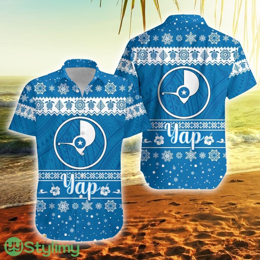 Fsm Yap Christmas Simple Style Federated States Of Micronesia Button Down Hawaiian Shirt Trending Summer 1 Fsm Yap Christmas Simple Style Federated States Of Micronesia Button Down Hawaiian Shirt Trending Summer Product Photo 1