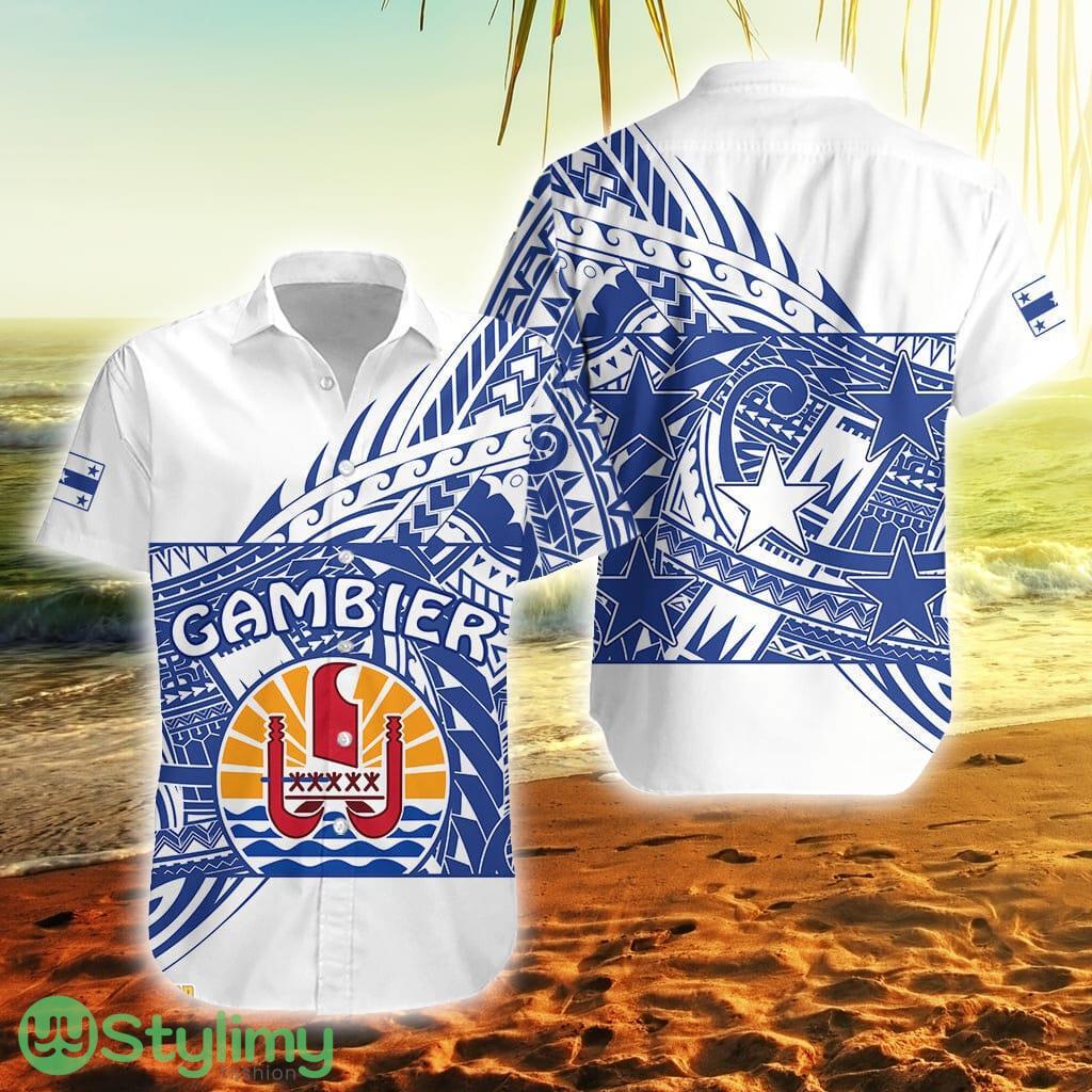 Gambier Islands Polynesian Pattern French Polynesia French Polynesia Button Down Hawaiian Shirt Trending Summer 1 Gambier Islands Polynesian Pattern French Polynesia French Polynesia Button Down Hawaiian Shirt Trending Summer Product Photo 1