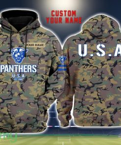Georgia State Panthers 3D Printing Army Camo Pattern Unisex Hoodies Custom Name For Fans Product Photo 1