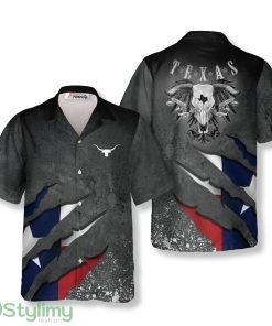Grunge US Flag Texas Hawaiian Shirts Product Photo 1