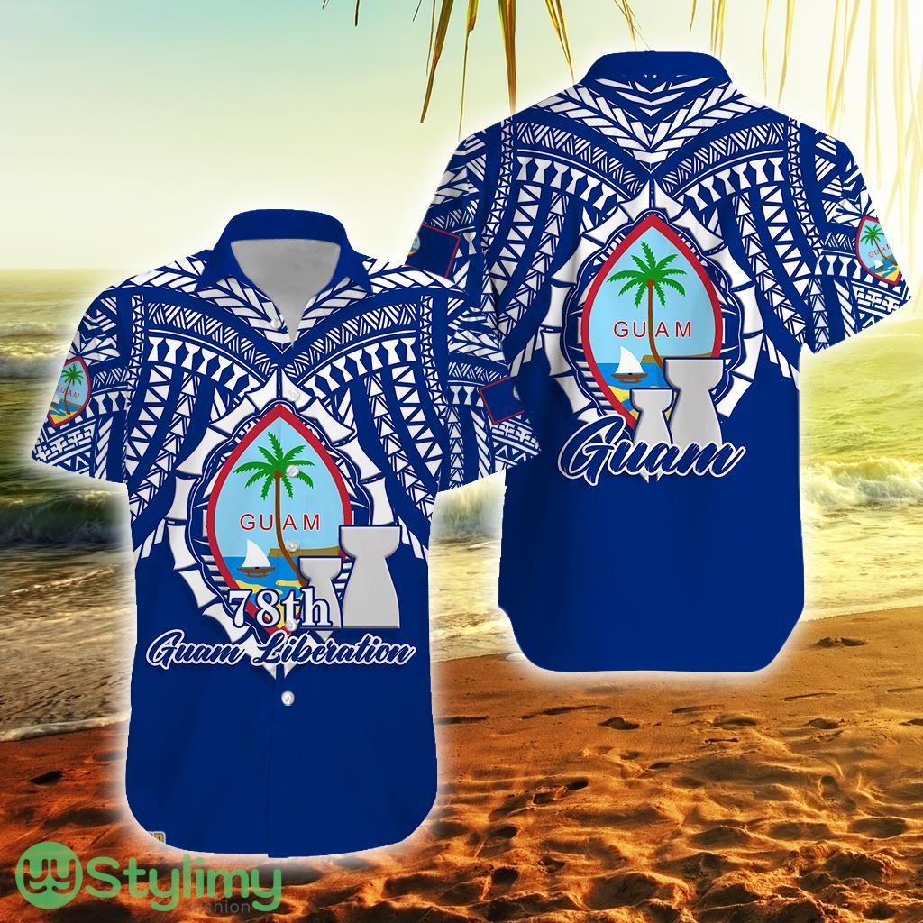 Guam Chamorro 78th Liberation Day Guam Button Down Hawaiian Shirt Trending Summer 1 Guam Chamorro 78th Liberation Day Guam Button Down Hawaiian Shirt Trending Summer Product Photo 1