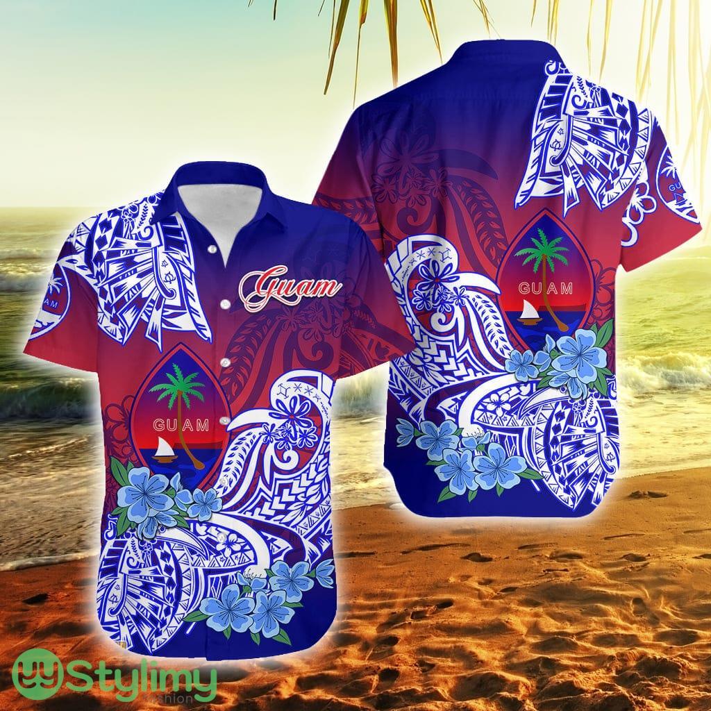 Guam Polynesian Floral Tribal Guam Button Down Hawaiian Shirt Trending Summer 1 Guam Polynesian Floral Tribal Guam Button Down Hawaiian Shirt Trending Summer Product Photo 1