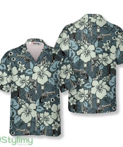 Gun Rifle Carbine Flat Gun Hawaiian Shirts Product Photo 1