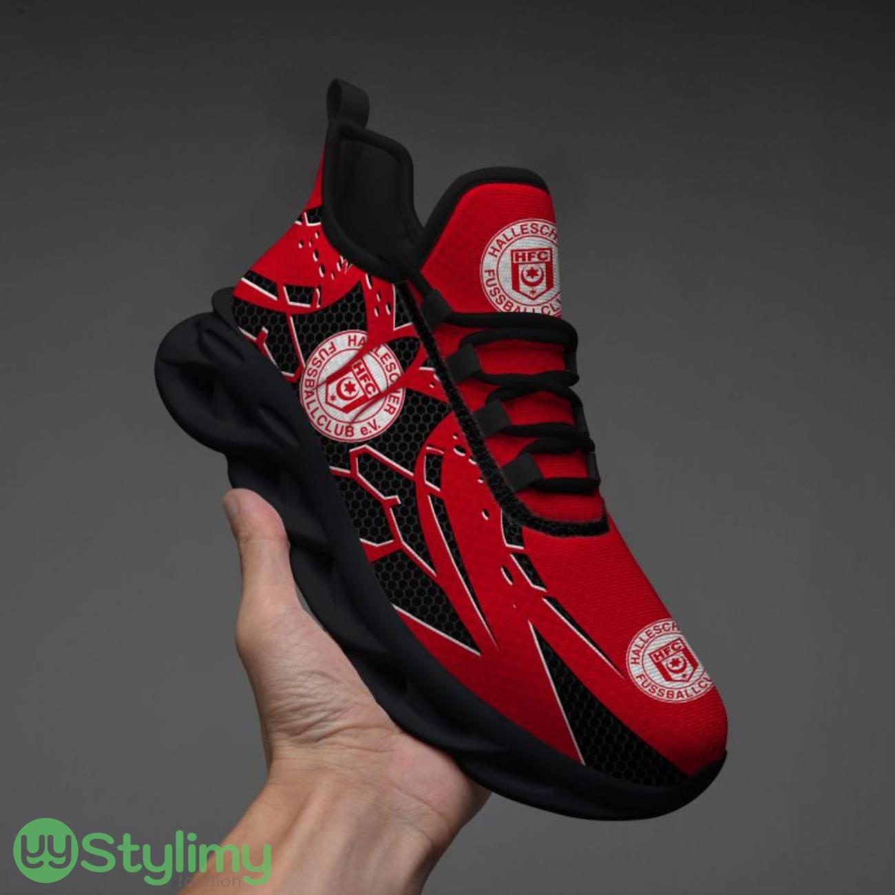 Hallescher FC Max Soul Shoes Sport Running Shoes For Fans 2 Hallescher FC Max Soul Shoes Sport Running Shoes For Fans Product Photo 2