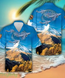 Hawaii Air National Guard 154th Wing 204th Airlift Squadron Boeing C-17 Globemaster III Hawaiian Shirt Product Photo 1