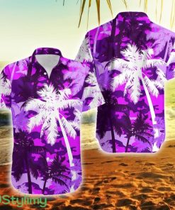 Hawaii Palm Tree Silhouettes On Camouflage No4 Hawaii Button Down Hawaiian Shirt Trending Summer Product Photo 1