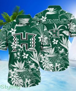 Hawaii Rainbow Warriors NCAA3 3D Printing Hawaiian Shirt Short Sleeves Shirt Product Photo 1