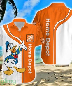 Home Depot Logo Brand Donald Duck Hawaiian Shirt Gift Summer - Home Depot Logo Brand Donald Duck Hawaiian Shirt Gift Summer