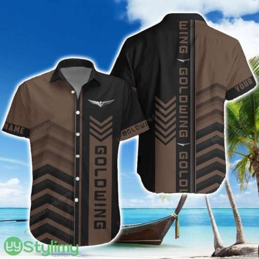 Honda goldwing Brown Hawaiian Shirt Summer Gift For Men Women Custom Name