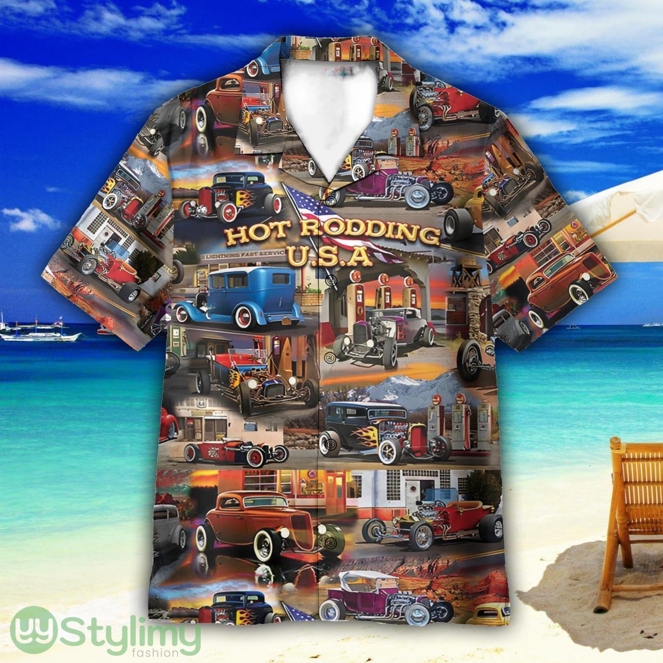 Hot Rodding USA Car Unisex Short Sleeve Shirts Hawaiian Shirt For Men Women 3 Hot Rodding USA Car Unisex Short Sleeve Shirts Hawaiian Shirt For Men Women Product Photo 1