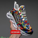 Houston Texans NFL Autism Clunky Max Soul Shoes Custom Name Men Women Running Sneakers Product Photo 3