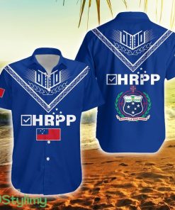 Hrpp Samoa Samoan Tribal Samoa Button Down Hawaiian Shirt Trending Summer Product Photo 1