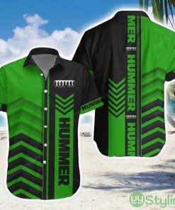 Hummer Green Hawaiian Shirt Men Women Beach Gift Custom Name Product Photo 1