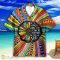 In A World Where You Can Be Anything Be Kind Hippie Sunflower Hawaiian Shirt For Men Women Product Photo 2